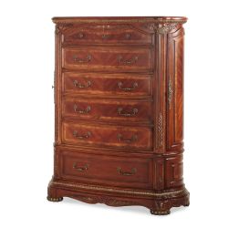 Cortina Honey Walnut 6-Drawer Chest