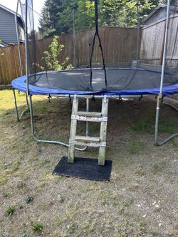 Trampoline for sale very good condition
