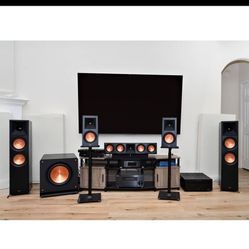Klipsch Home Theatre Surround RP Mk II Set Up 5.1 With Onkyo RZ-50