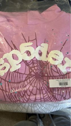 Sp5der Pink OG Web Hoodie