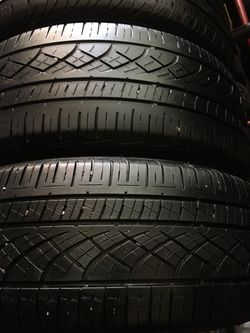 16” 205/55R16. 2 used tires