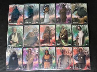 2025 Topps Chrome Star Wars Refractor Lot Random Characters