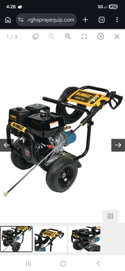 Dewalt Commercial 4200 PSI @ 4.0 GPM CAT Pump Direct Drive Cold Water Gas Pressure Washer