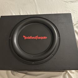 12”inch P2 Rockford Fosgate Subwoofer 500watts 2ohm Dual Voice Coil. This Subwoofer Slaps Hard I Can Demonstrate Test