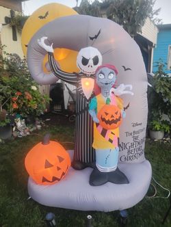 7ft Nightmares Before Christmas Light Up Blow Up