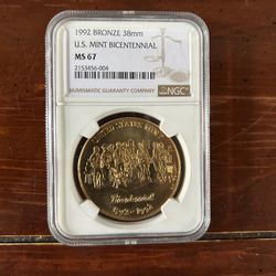 1992 Bronze Bicentennial Coin