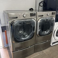 LG XL Washer And XL Electric Dryer 