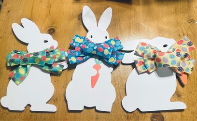Bunny yard signs