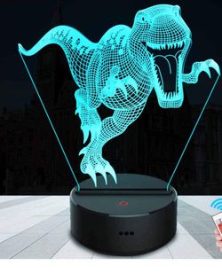 New 3D T-Rex Illusion Lampmoo