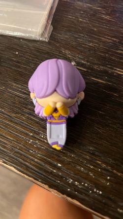 Anime Character Mini Figure Purple Hair