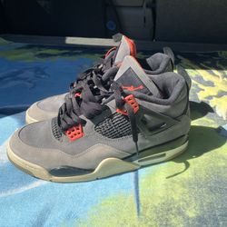Mens Air Jordan 4 Retro 'Infrared' size 10