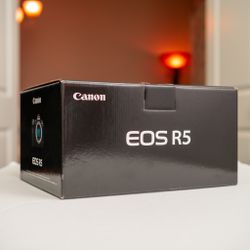 Canon R5 Camera (new)