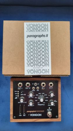 Vongon Paragraphs II Stereo Filter Pedal