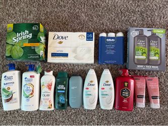 Soap bars,shave gel,foaming scrub,shampoo &body wash