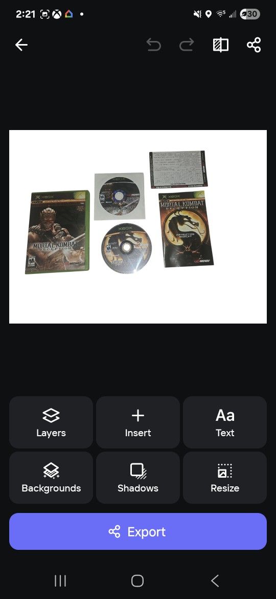 Mortal Kombat Deception (Kollector's Edition :Baraka Version For Xbox Original