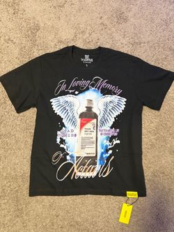 Awful Lot Of Cough Syrup T-Shirt Black and Blue