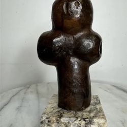 J. Miro Bronze Sculpture