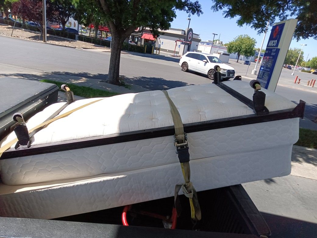 Twin Size Mattress,Box Spring, and Metal Frame