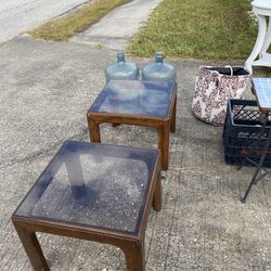 Matching End Tables Or Coffee Tables $12