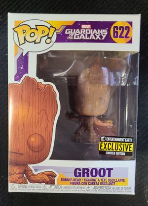 Photo FUNKO: GROOT WOOD DECO (ENTERTAINMENT EARTH EXCLUSIVE) 🔥 (MINT & PRISTINE CONDITION/FACTORY DIRECT/IN PROTECTOR)