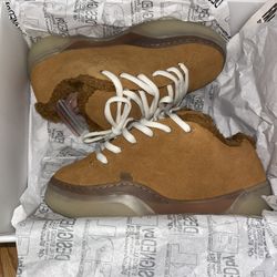 NATURAL BROWN VAMP SKATE SHOE