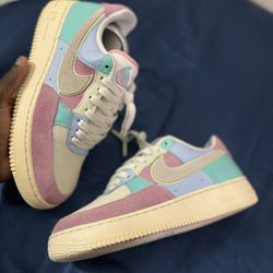 SIZE 9 Air Force 1 Easter Patchwork 