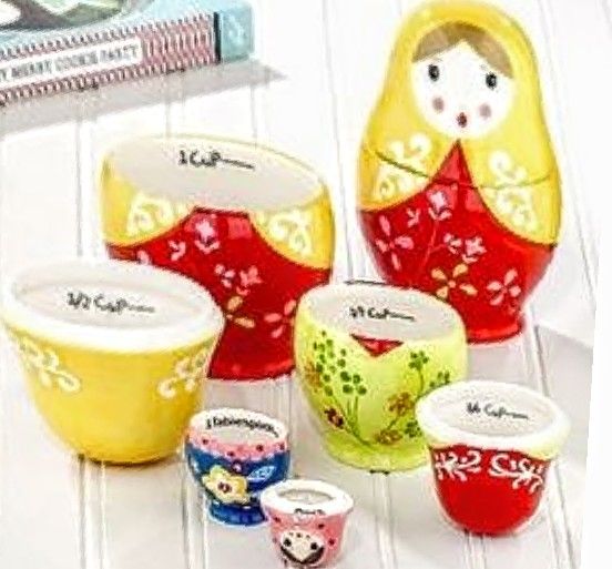 Russian Nesting Dolls Measuring Cups