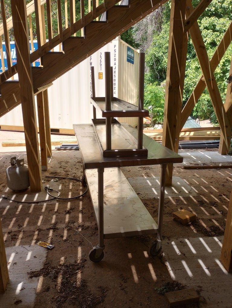 Commercial Grade Stainless Steel Shelves for Sale in Brentwood, NC OfferUp