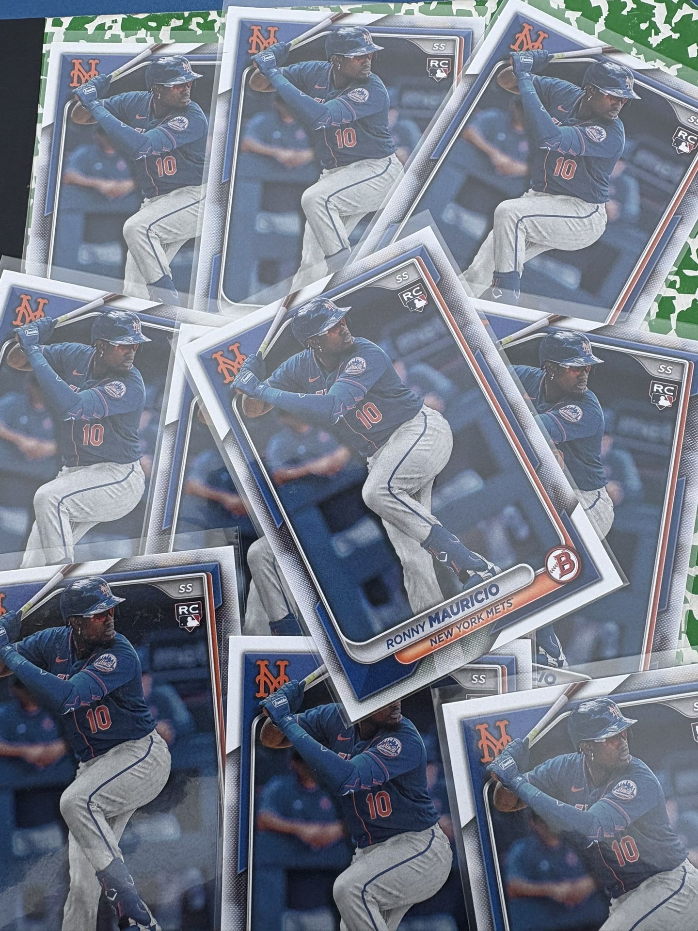 Lot Of (10). 2023. Ronny Mauricio. Bowman Rc