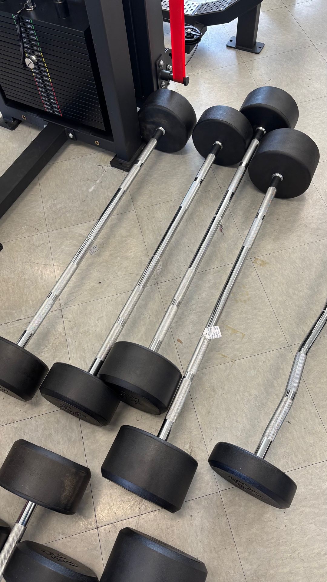 Assorted Barbells Straight And Curl New
