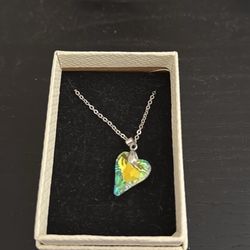 Heart Diamond Necklace 