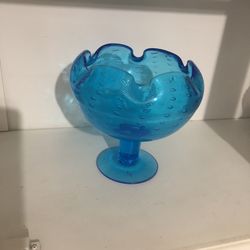 Vintage Fenton Glass Compote