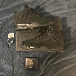 Jordan 4 black cats 2025 size 11 used-like new