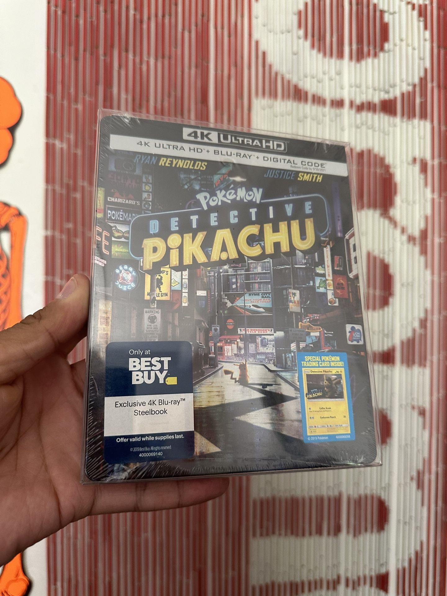 Detective Pikachu 4K Blu Ray Steelbook