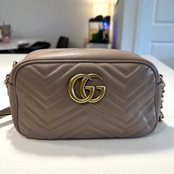 Authentic Gucci Marmont GG Nude