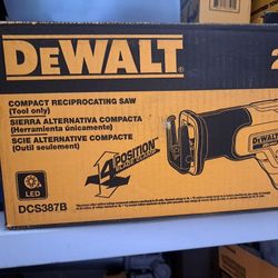 DeWalt: Reciprocating Compact Saw 20V