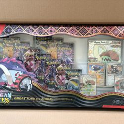 Pokemon Great Tusk & Iron Threads Premium Collection