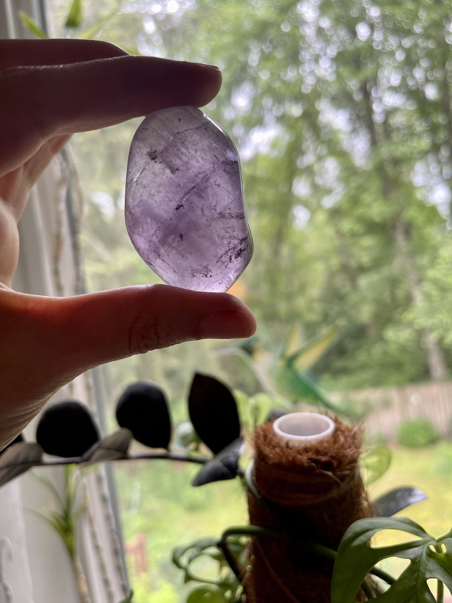 Amethyst - Large Tumbled Stone