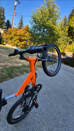 Orange Kids Mountain Bike with Full Suspension
