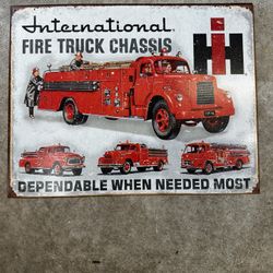 Firetruck Sign 