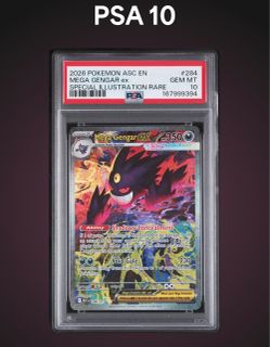 PSA 10 Mega Gengar EX