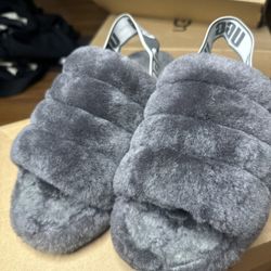 Grey UGG Slippers 