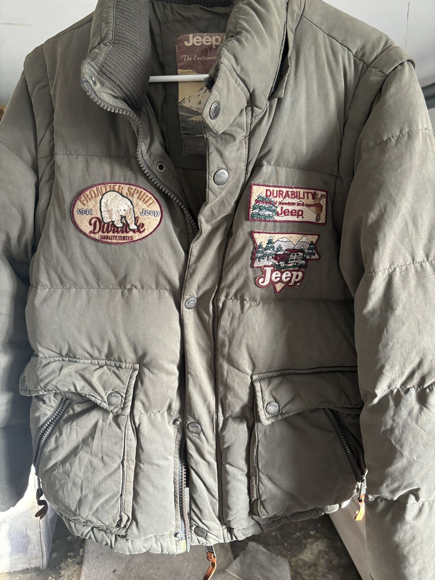 Vintage Jeep Coat (XL) Check Description 