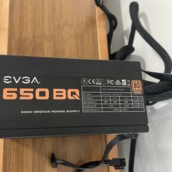 EVGA 650W BQ Semi Modular PSU