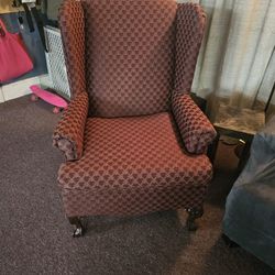 Burgundy Side Chair