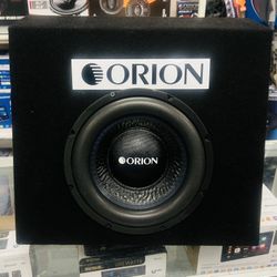Orion 10” Subwoofer With Angle Box.. Brand New 