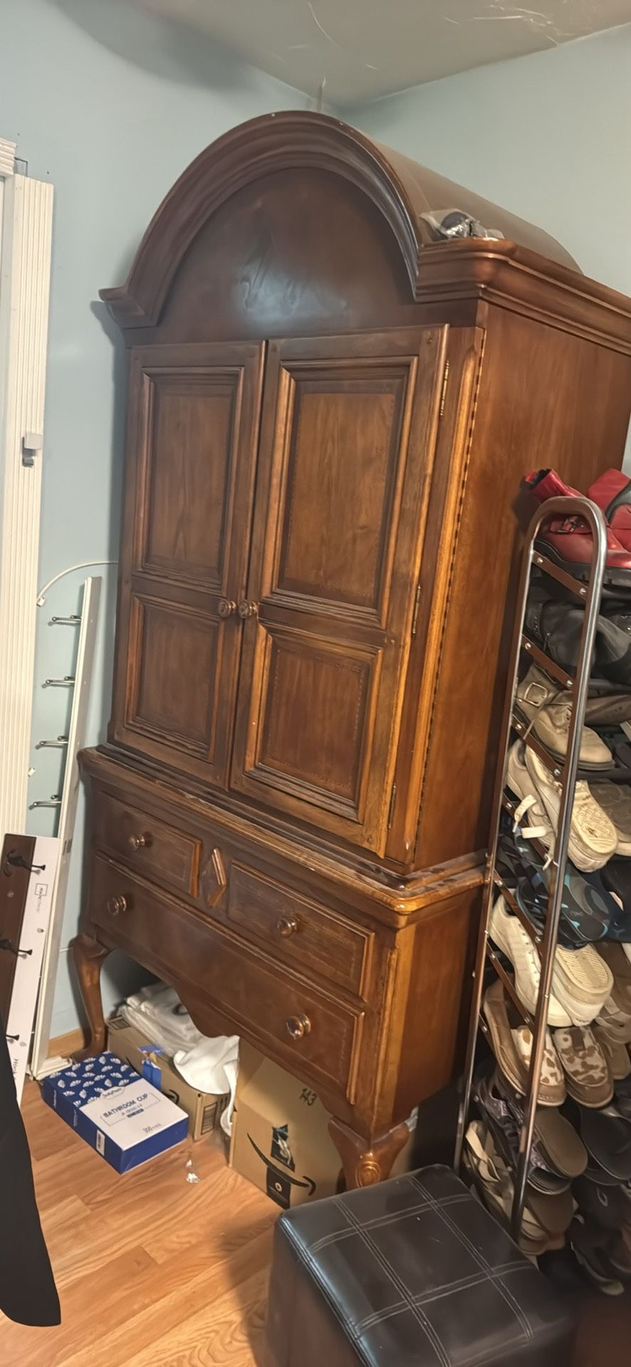 Solid Oak Armoire
