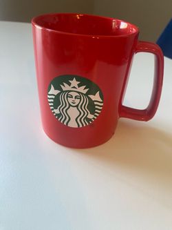 Starbucks Red Ceramic Coffee Mug