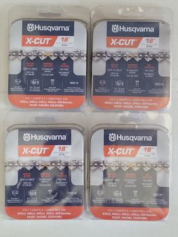 18" Husqvarna Chainsaw blades chains