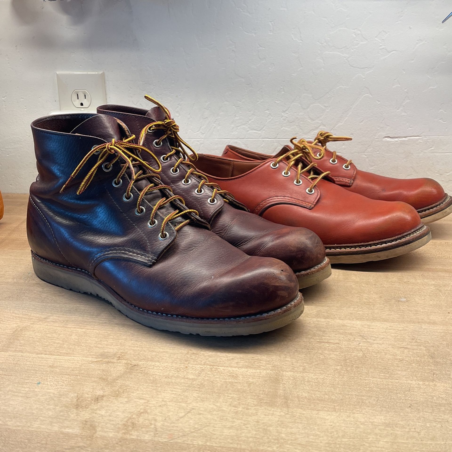 Red Wing Heritage Boots And Oxfords